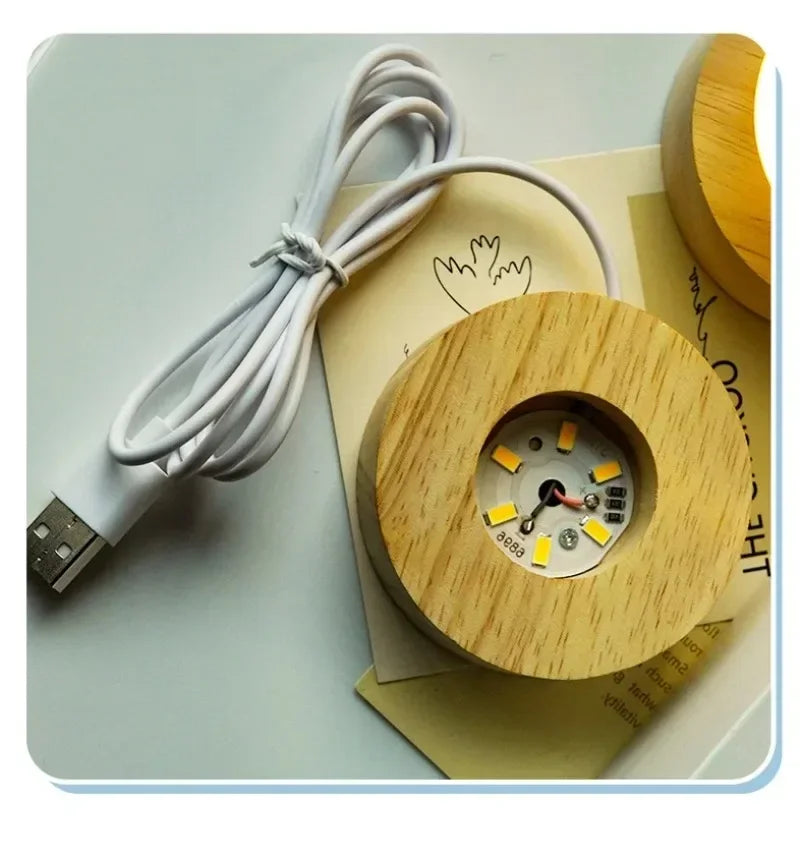 Aesthetic Moon Crystal Sphere Creative Clear Glass Galaxy Globe Night Light Crystal Ball Lamp Desktop Decoration Home Ornament GLOBGRIP®