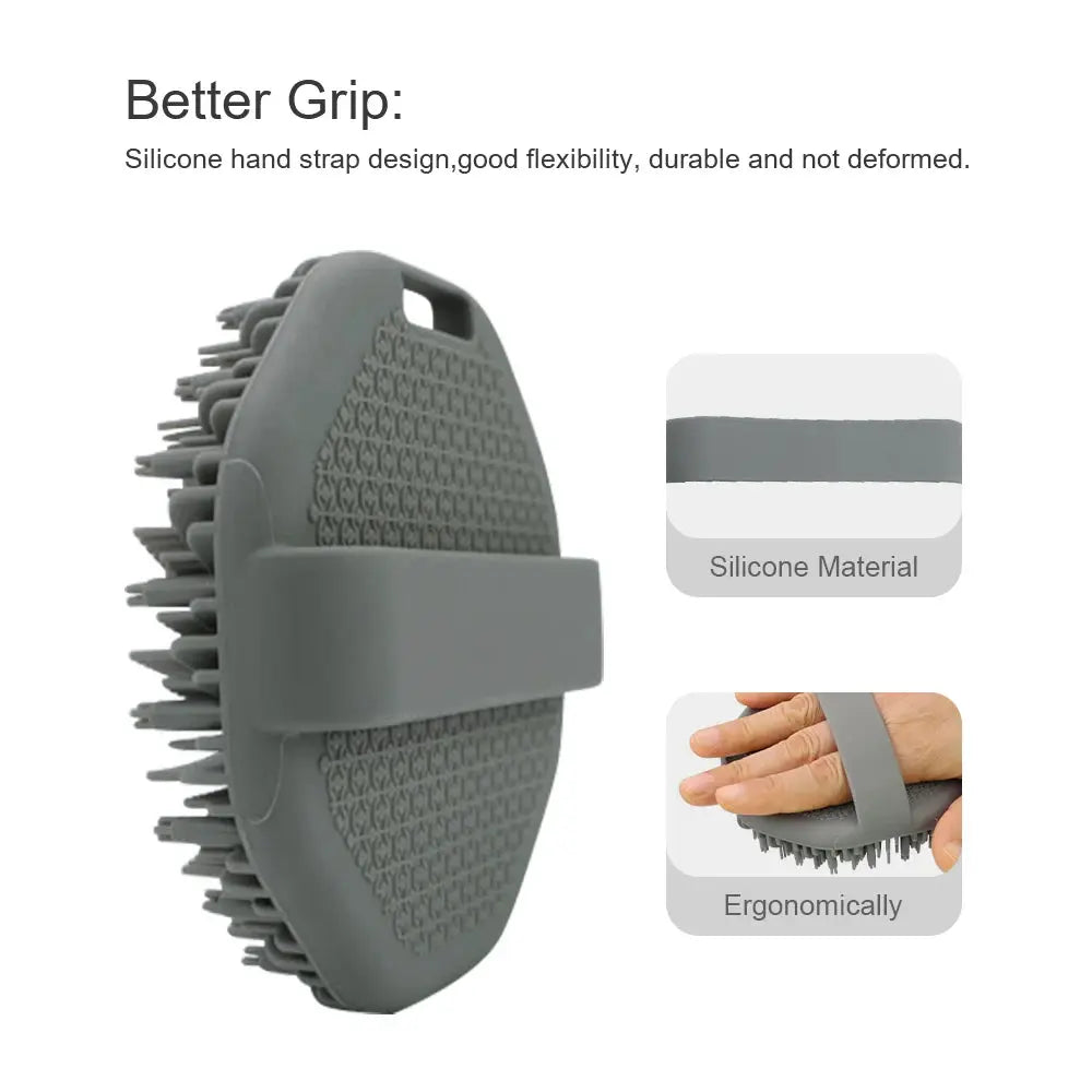 Soft Silicone Body Scrubber Bath Brush | Industrial Anti-Slip Solution GLOBGRIP®