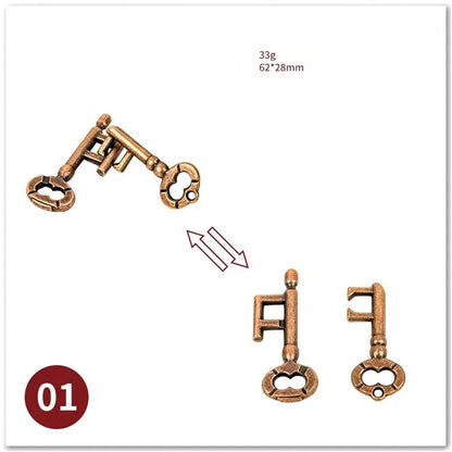 🧠 Classic IQ Metal Brain Teaser GLOBGRIP®