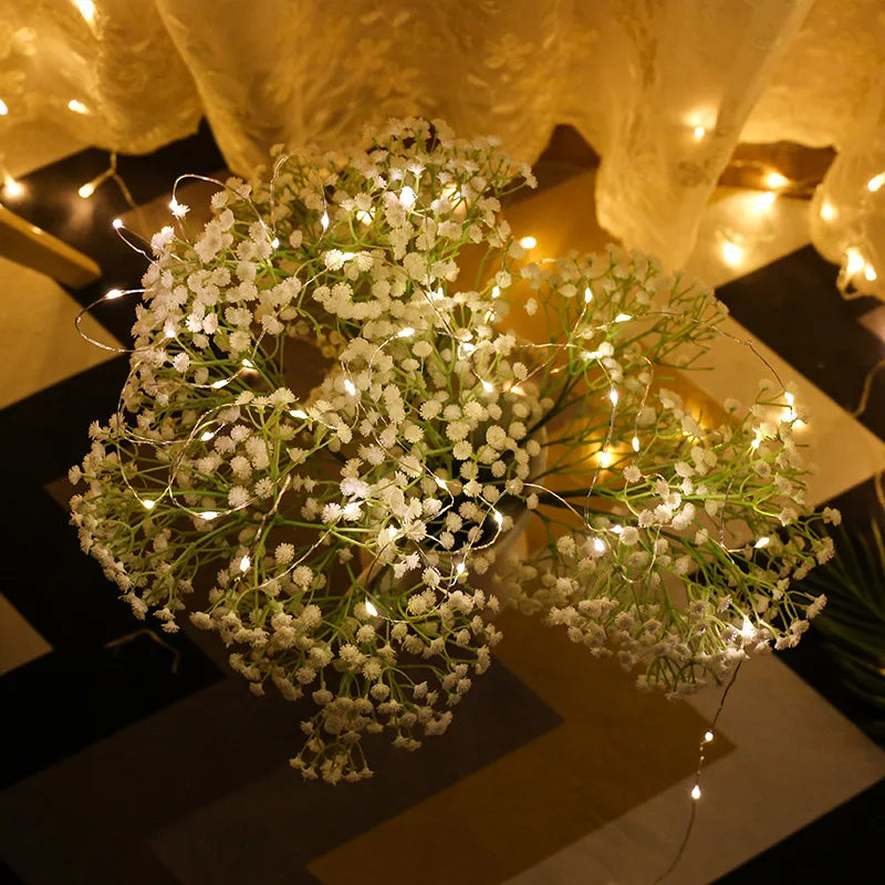 10/20/30M USB LED String Lights Copper Silver Wire Garland Light Waterproof Fairy Lights For Christmas Wedding Party Decoration GLOBGRIP®