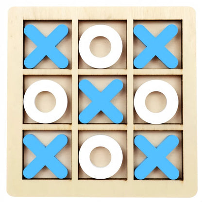 🧩 XO Tic Tac Toe Wooden Board Game GLOBGRIP®