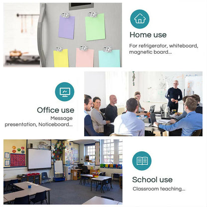 Magnetic Pins Neodymium Magnets Pin Board Magnet For Board Cone Magnets Super Strong Fridge Magnets For Home Storage Tool 10/20P GLOBGRIP®