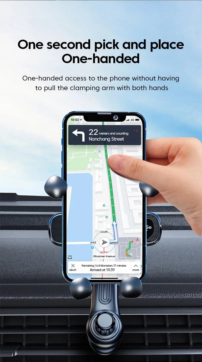 Gravity Car Phone Holder Air Vent Clip GLOBGRIP®