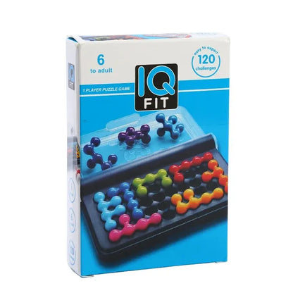 🧠 120 Challenges IQ 3D Puzzle Board Game - 2D GLOBGRIP®