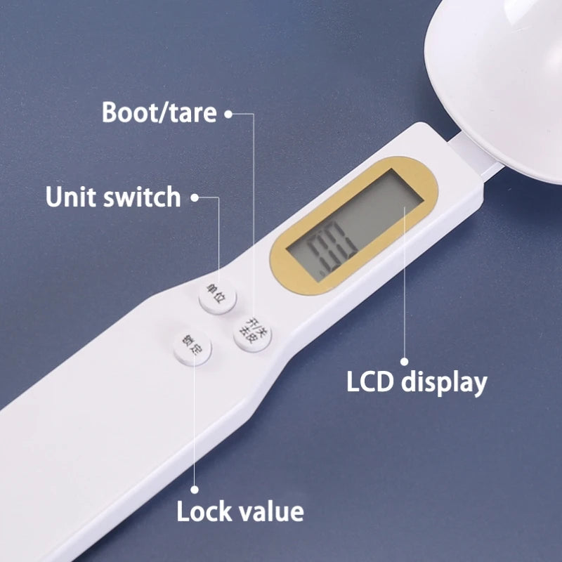 Weighing Spoon Scale | Digital Measuring Spoon for Kitchen & Baking | GLOBGRIP® GLOBGRIP®