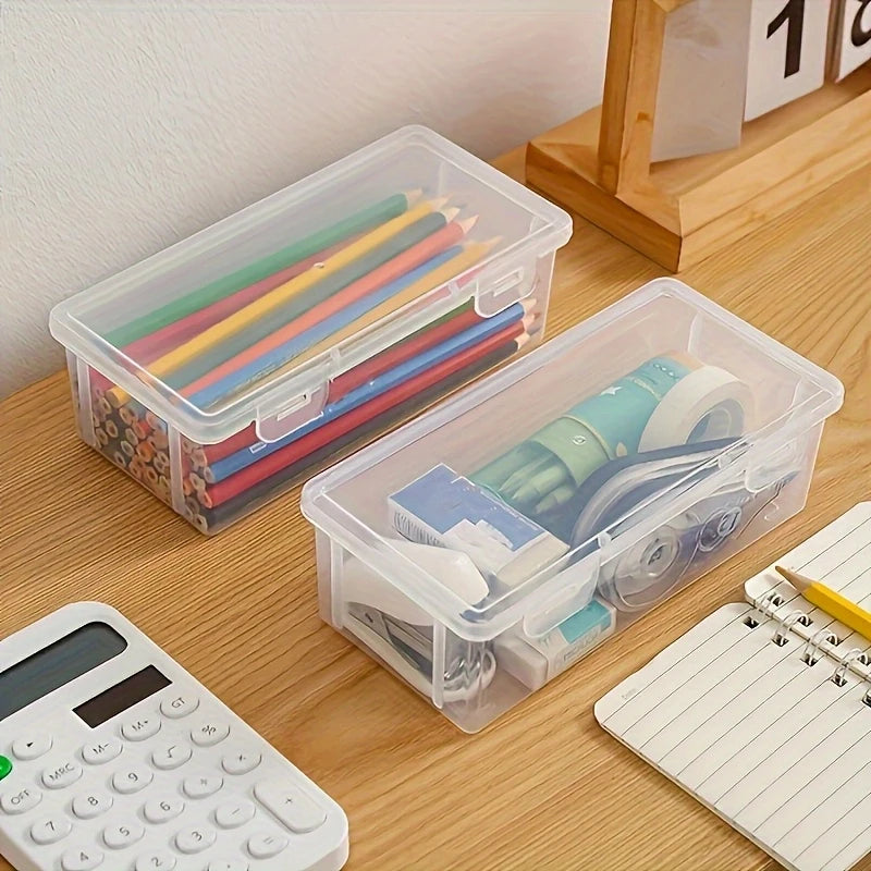 1/2 PCS Pencil Case Box PP Pencil Box Multi-function Stationery Organizer School Supplies for Office Pen Box Kits Sacs Pen Box GLOBGRIP®
