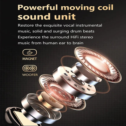 🎶 M19 Bluetooth 5.3 Wireless Earbuds | Industrial Anti-Slip Solution GLOBGRIP®