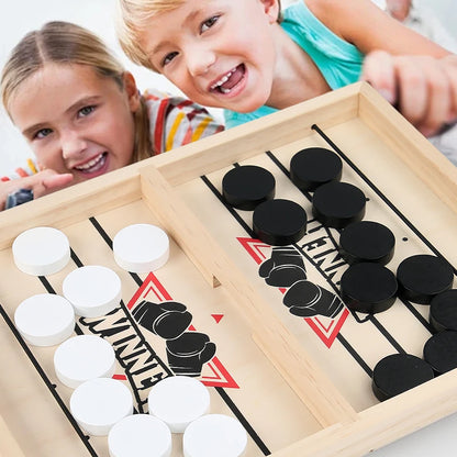 Table Hockey Paced Sling Board Puzzles Game Fast Winner Party Desktop Battle Chess Parent-child Interactive Toys For Children GLOBGRIP®