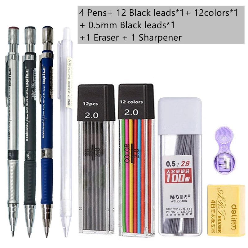 ✏️ Mechanical Pencil Set 2.0mm GLOBGRIP®