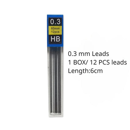✏️ HB Mechanical Pencil Lead Refills GLOBGRIP®