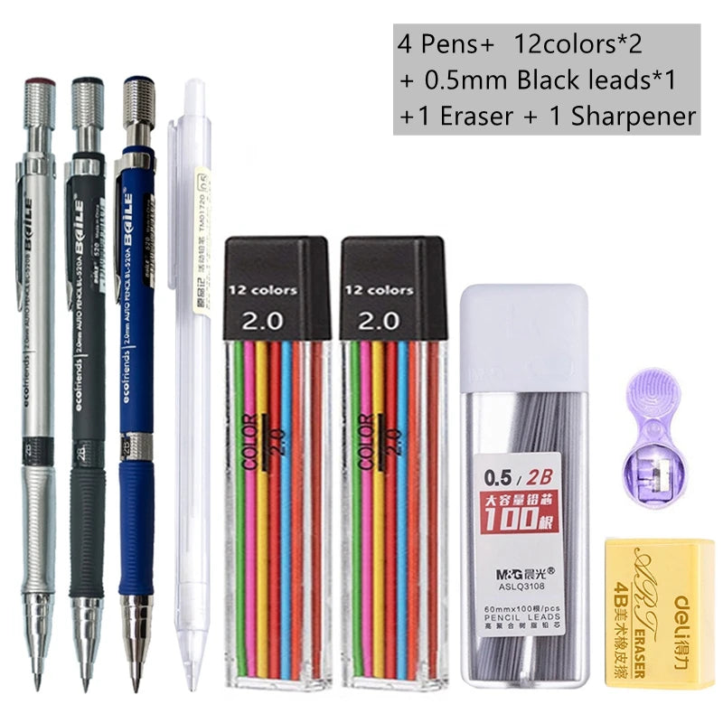 ✏️ Mechanical Pencil Set 2.0mm GLOBGRIP®
