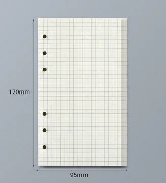 45 Sheets Loose-Leaf Notebook Refill – A5 / A6 / A7 Sizes GLOBGRIP®