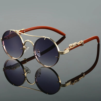 Vintage Round Sunglasses Men Fashion GLOBGRIP®