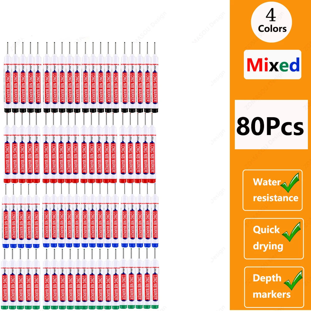 🖊️ 2cm Waterproof Long Head Deep Hole Marker Pen GLOBGRIP®