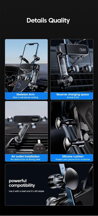 Gravity Car Phone Holder Air Vent Clip GLOBGRIP®