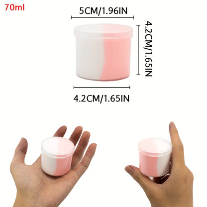 2.37oz Fluffy Two-Tone Butter Slime Super Soft Clay Stretchy Non-sticky Party Favors Slime Charms Toys Education Birthday Gifts GLOBGRIP®