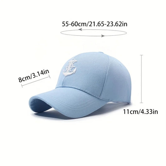 Spring Summer Sun Protection Hat for Men and Women Couple's Versatile Three-dimensional Boat Anchor Trendy Student Sports Cap GLOBGRIP®