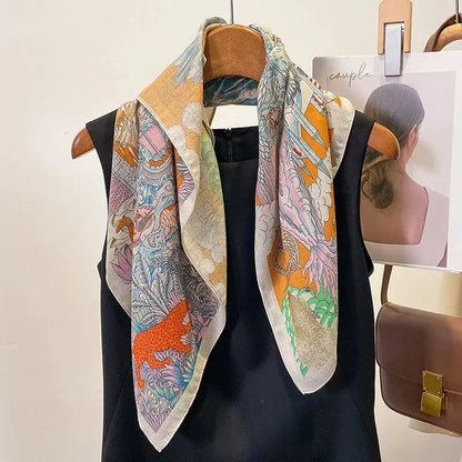 Pure Cotton Women Scarf | Industrial Anti-Slip Solution GLOBGRIP®