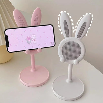 The cute Rabbit mobile phone stand desktop can lift and adjust the desktop phone accessories  phone stand  phone grip GLOBGRIP®