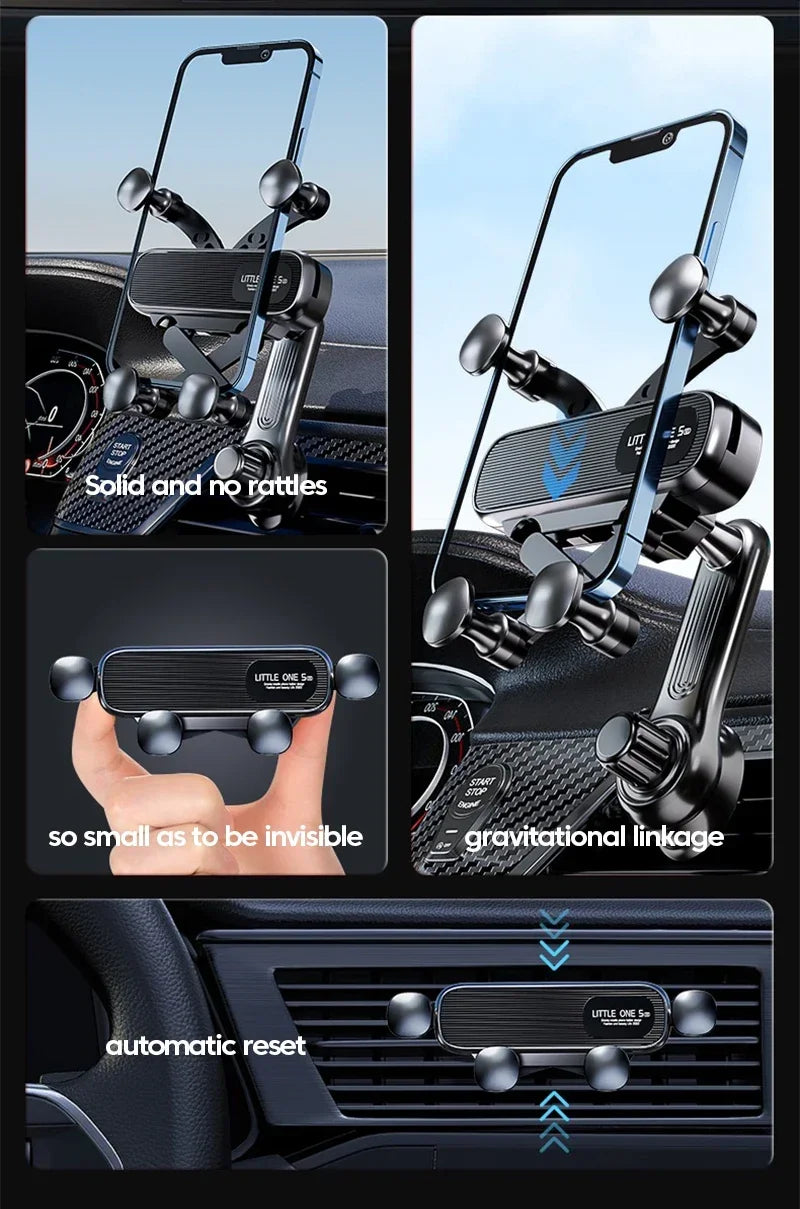 Gravity Car Phone Holder Air Vent Clip GLOBGRIP®
