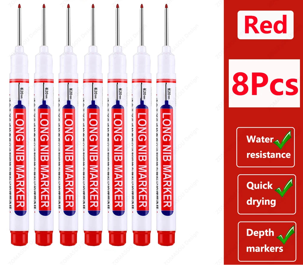 🖊️ 2cm Waterproof Long Head Deep Hole Marker Pen GLOBGRIP®