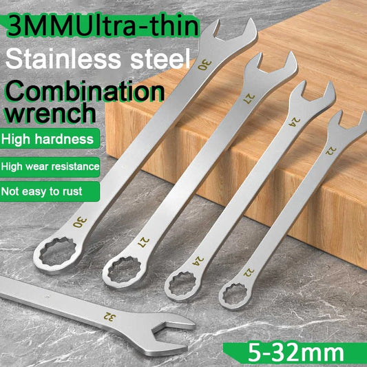 Ultra Thin Open End Wrench 5–32mm – Ratchet Wrenches & Universal Spanners | Globgrip UK - GLOBGRIP®