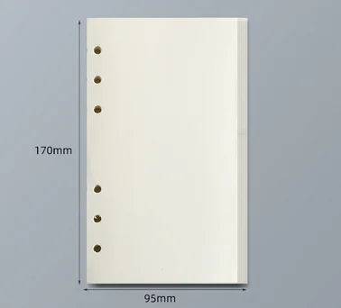 45 Sheets Loose-Leaf Notebook Refill – A5 / A6 / A7 Sizes GLOBGRIP®