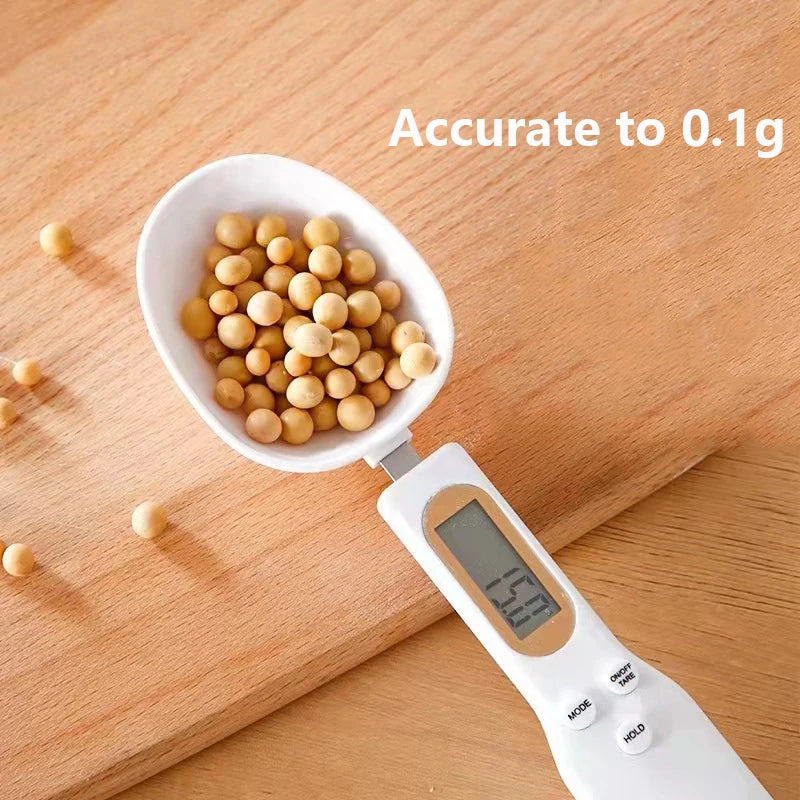 LCD Digital Kitchen Scale Electronic Cooking Food Weight Measuring Spoon 500g 0.1g Coffee Tea Sugar Spoon Scale Kitchen Tool GLOBGRIP®