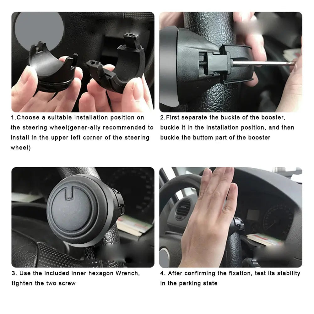 Steering Wheel Booster Spinner | Industrial Anti-Slip Solution GLOBGRIP®