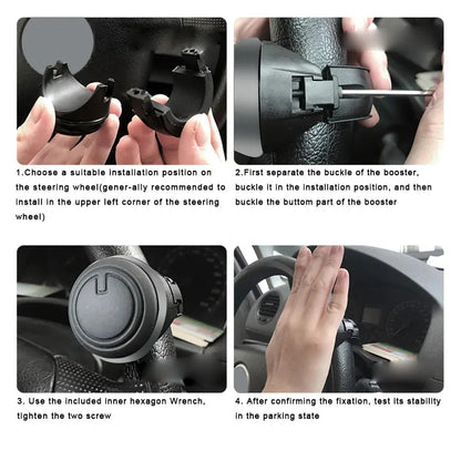 Steering Wheel Booster Spinner | Industrial Anti-Slip Solution GLOBGRIP®
