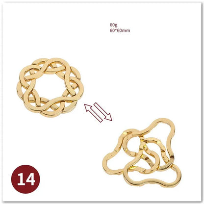 🧠 Classic IQ Metal Brain Teaser GLOBGRIP®