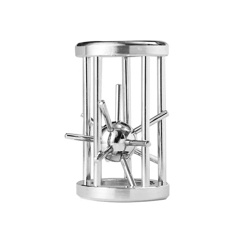 🧠 Classic IQ Metal Brain Teaser GLOBGRIP®