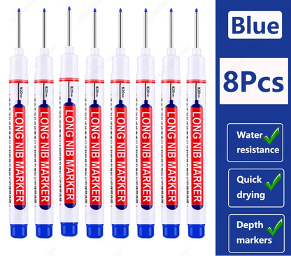 🖊️ 2cm Waterproof Long Head Deep Hole Marker Pen GLOBGRIP®