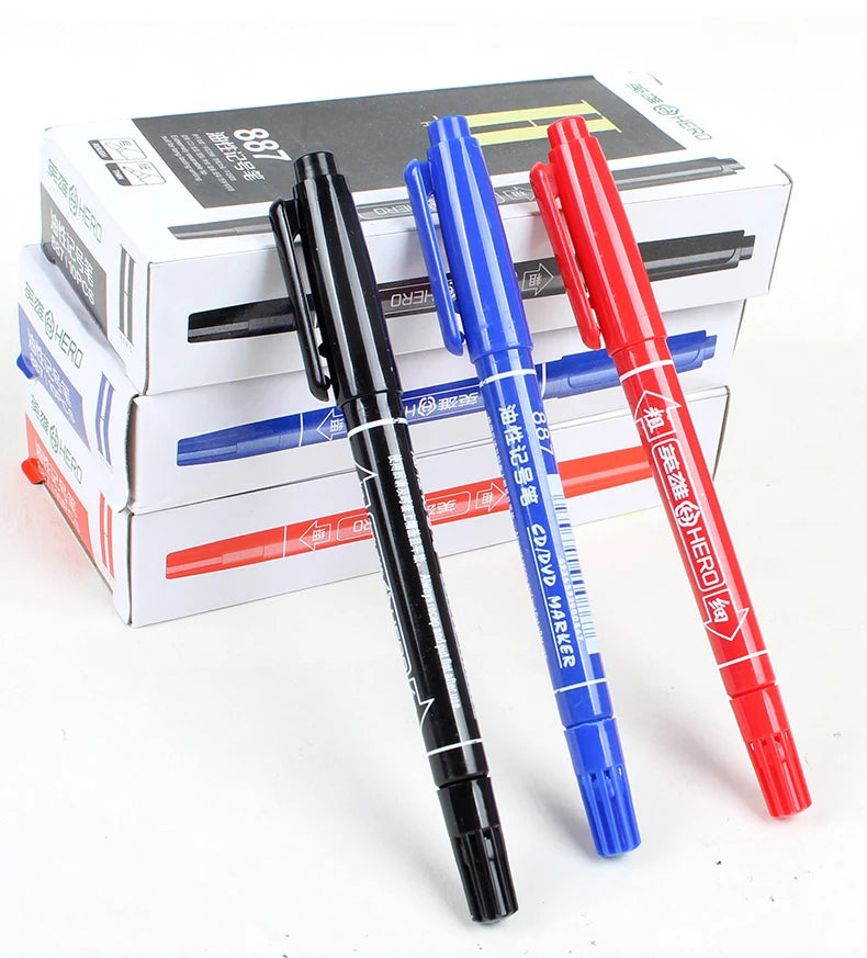 🎨  🎨 3Pcs Dual Tip Marker Pens GLOBGRIP®