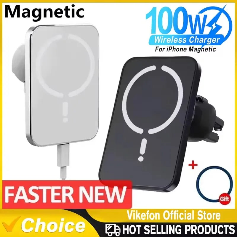 Magnetic Wireless Car Charger – Air Outlet GLOBGRIP®