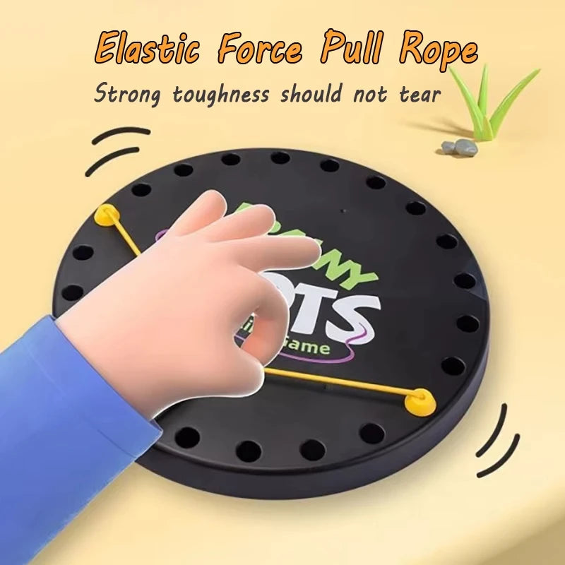 Chain Triangle Chess Game Triggle Rubber Band Game Educational Interactive Game Battle Set For Family Party Gift GLOBGRIP®