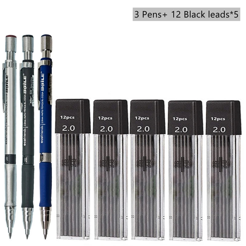 ✏️ Mechanical Pencil Set 2.0mm GLOBGRIP®