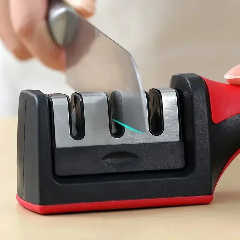 🔪 3-Segment Knife Sharpener | Industrial Anti-Slip Solution GLOBGRIP®