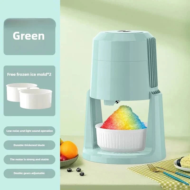 220V Automatic Electric Ice Shaver | Adjustable 2-speed Ice Crusher GLOBGRIP®