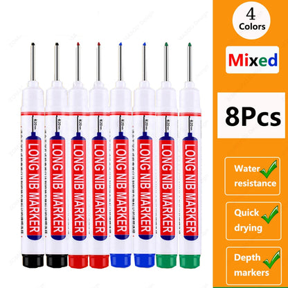 🖊️ 2cm Waterproof Long Head Deep Hole Marker Pen GLOBGRIP®