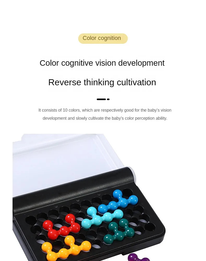 🧠 120 Challenges IQ 3D Puzzle Board Game - 2D GLOBGRIP®