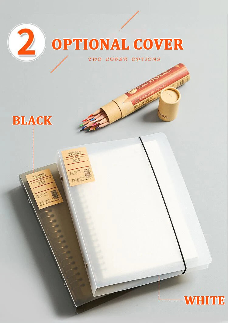 A4 / B5 / A5 Loose-Leaf Refill Binder Notebook GLOBGRIP®