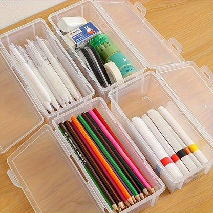 1/2 PCS Pencil Case Box PP Pencil Box Multi-function Stationery Organizer School Supplies for Office Pen Box Kits Sacs Pen Box GLOBGRIP®