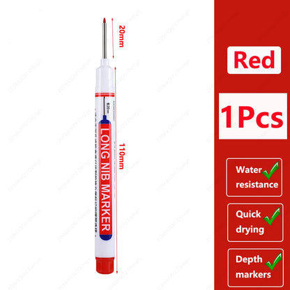 🖊️ 2cm Waterproof Long Head Deep Hole Marker Pen GLOBGRIP®
