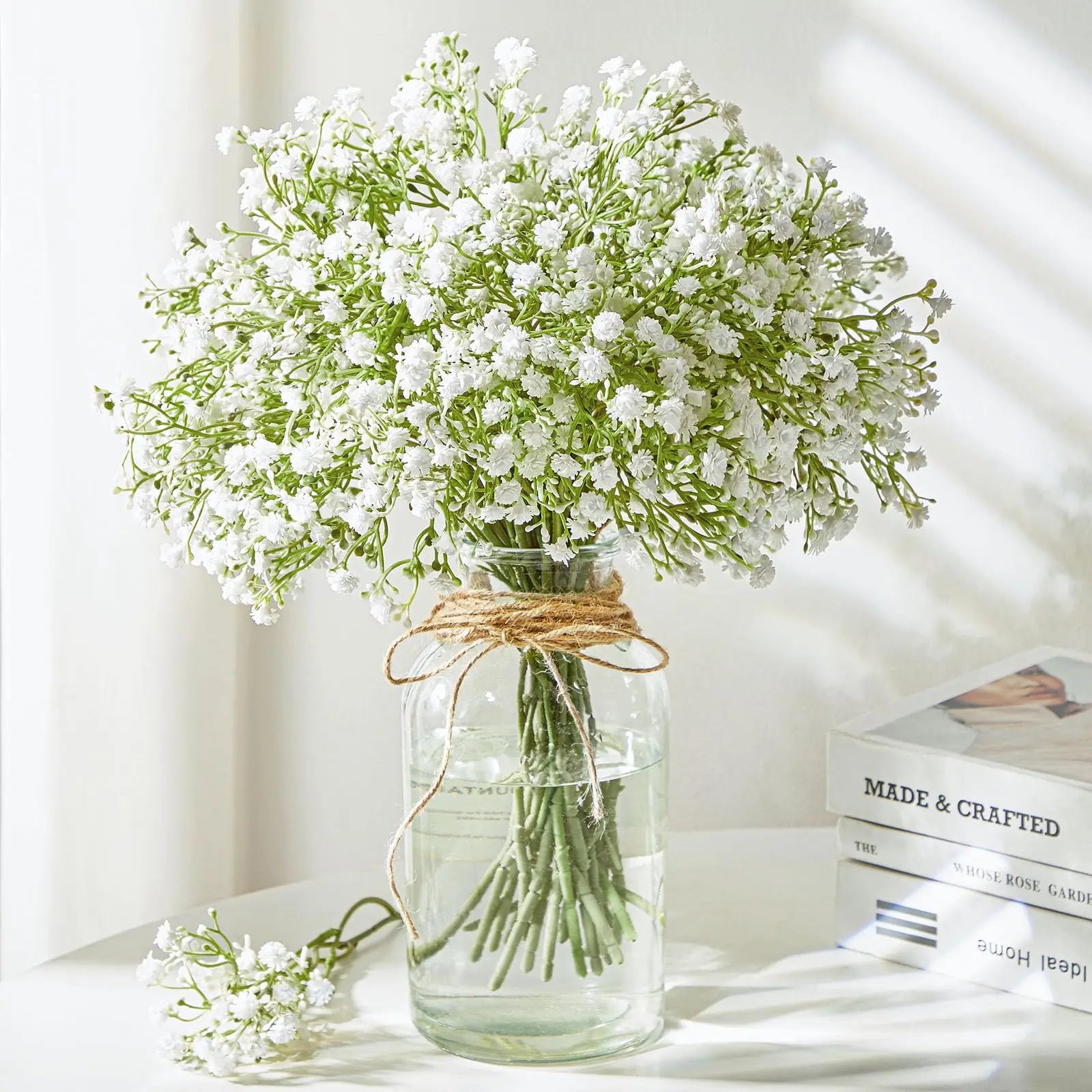 10/15pcs Artificial Flowers Baby Breath Flower Fake Gypsophila for Wedding Party Home Decoration Floral Bouquets DIY Accessories GLOBGRIP®