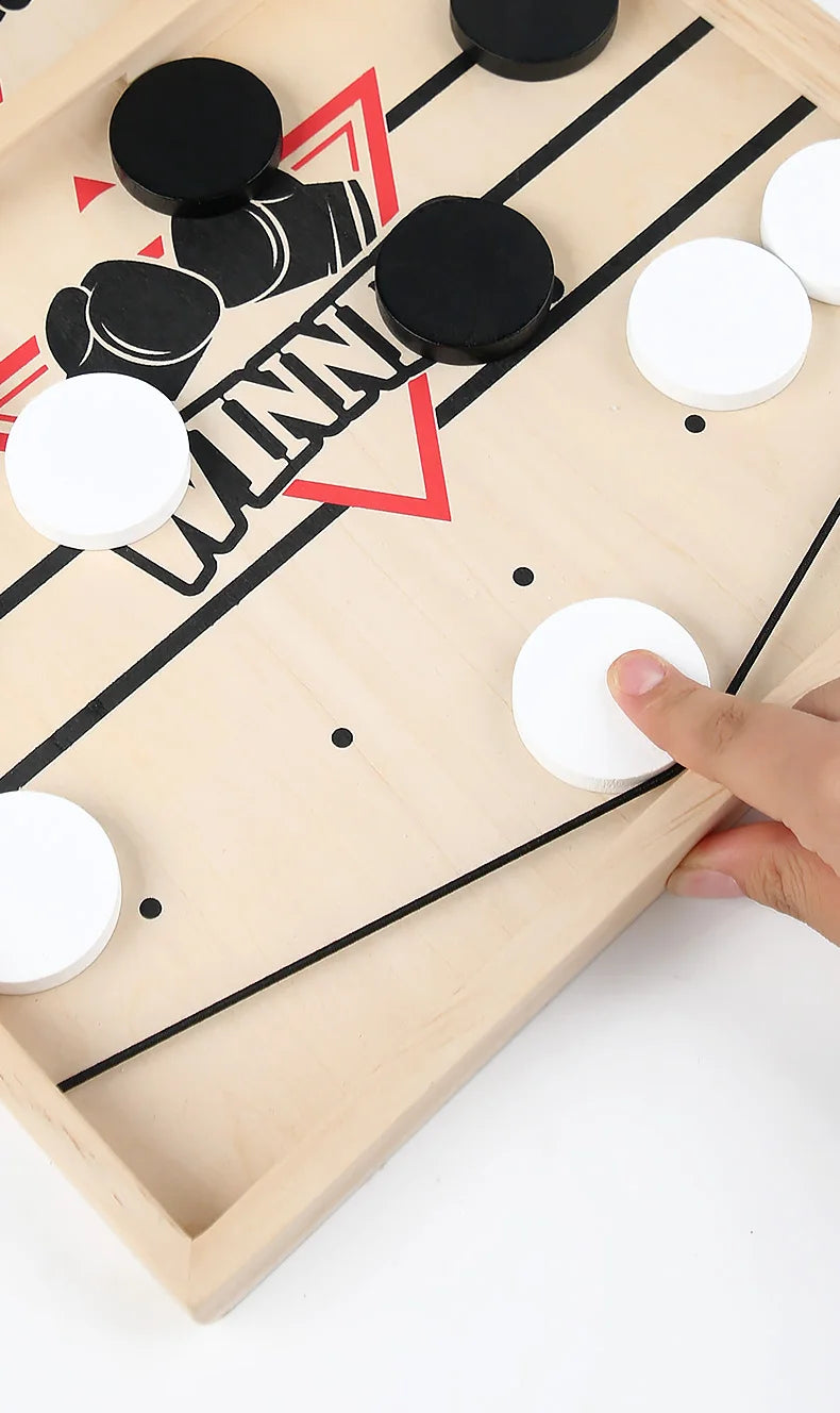 Table Hockey Paced Sling Board Puzzles Game Fast Winner Party Desktop Battle Chess Parent-child Interactive Toys For Children GLOBGRIP®