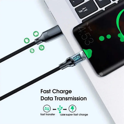 NNBILI 120W Type C to Type C Cable | Industrial Anti-Slip Solution GLOBGRIP®