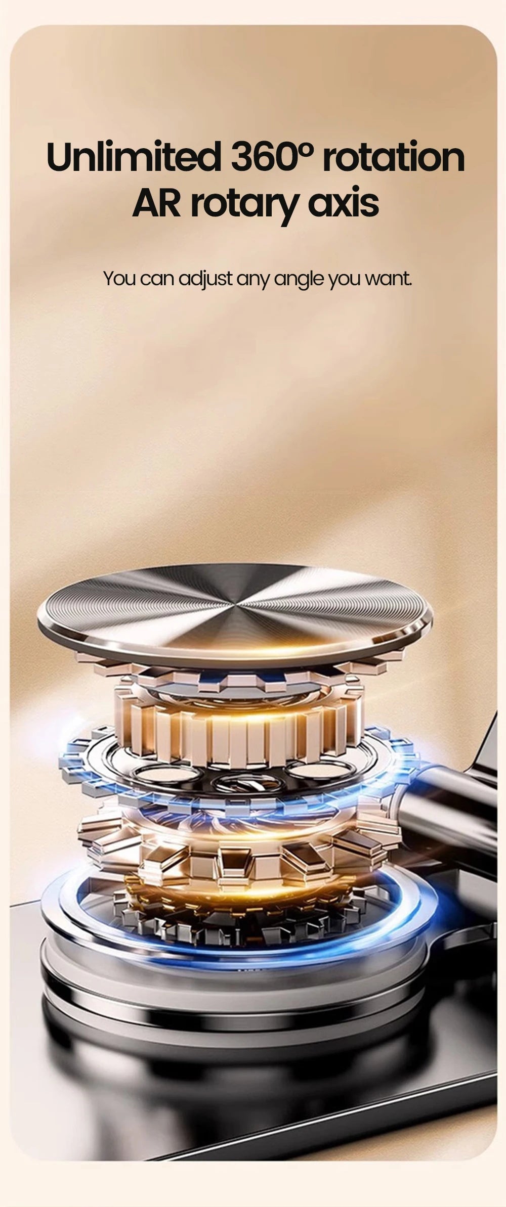 Olaf Rotating Table Cell Phone Holder Support Desktop Stand For iPad Samsung iPhone 15 14 13 Mobile Mount GLOBGRIP®