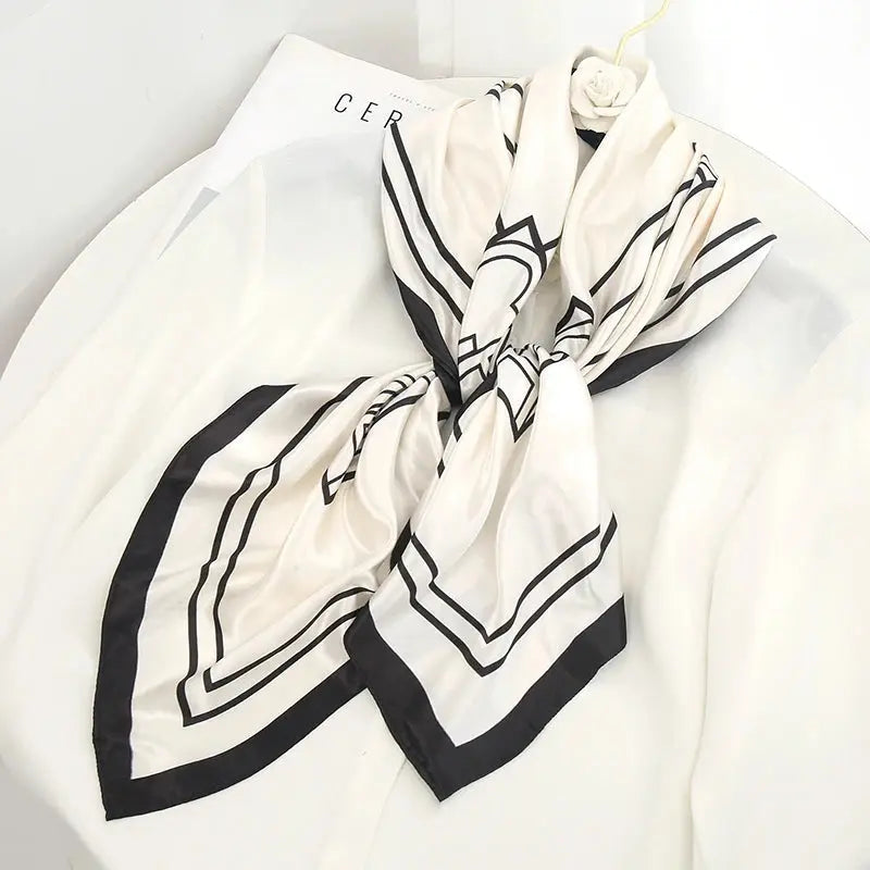 Luxury Silk Satin Square Scarf | Industrial Anti-Slip Solution GLOBGRIP®