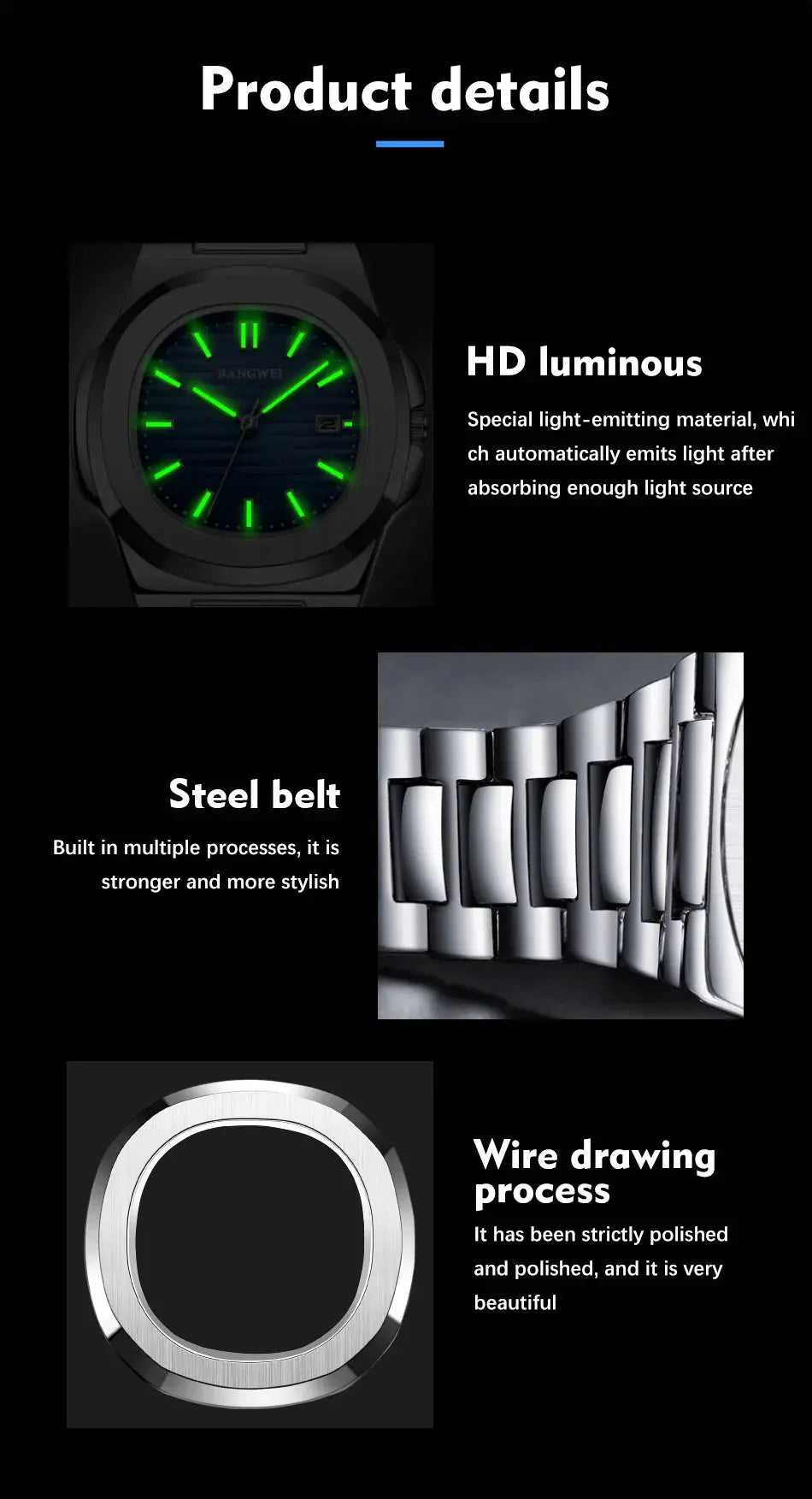 Luxury Men's Quartz Watches | Industrial Anti-Slip Solution GLOBGRIP®